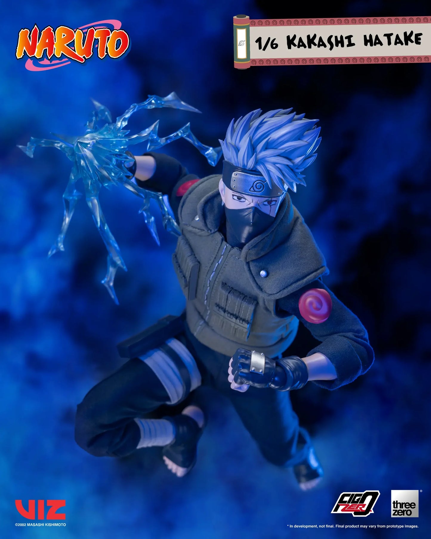 (Pre-Order) Threezero NARUTO FigZero 1/6 Kakashi Hatake 1/6 Scale Collectible Figure