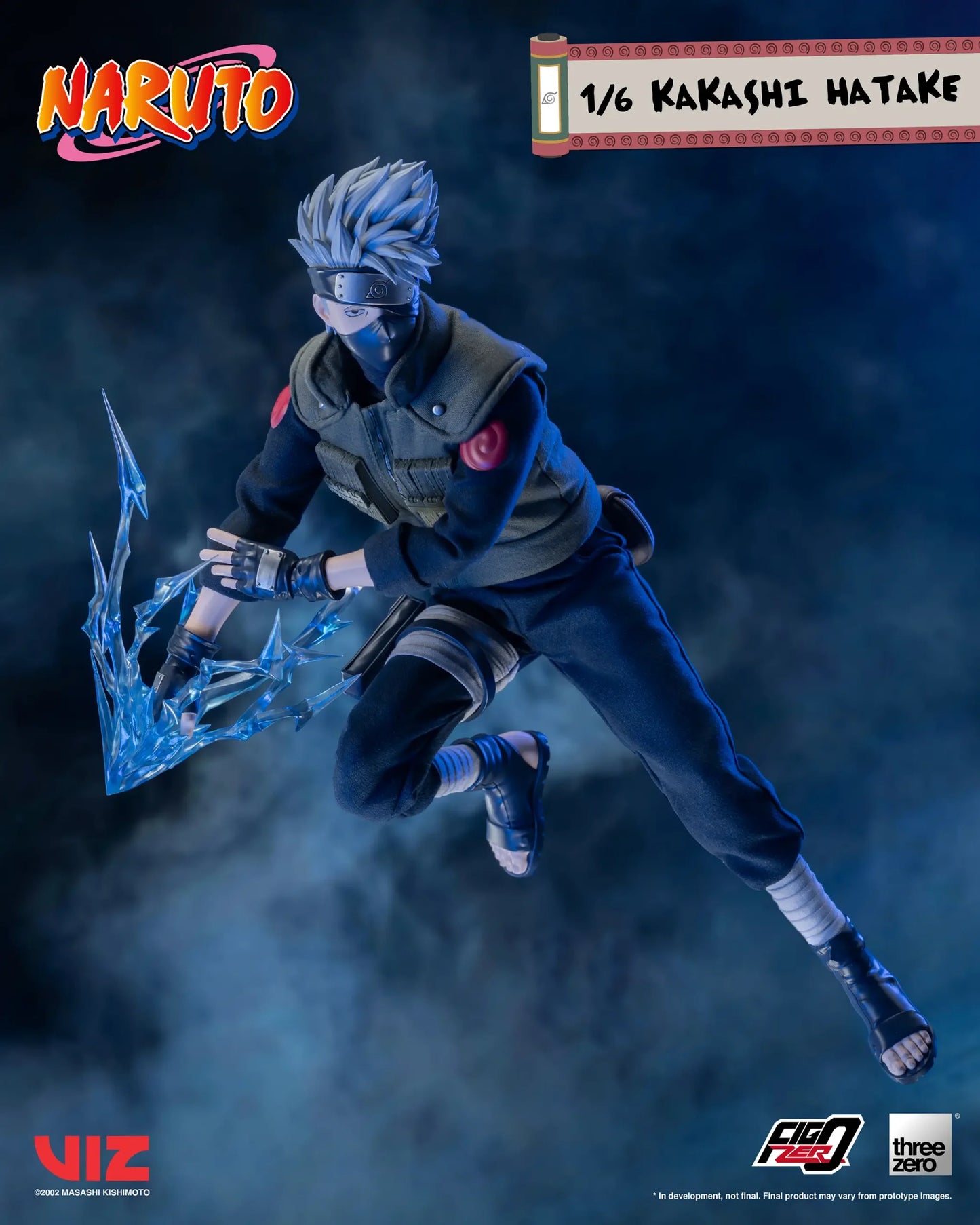 (Pre-Order) Threezero NARUTO FigZero 1/6 Kakashi Hatake 1/6 Scale Collectible Figure