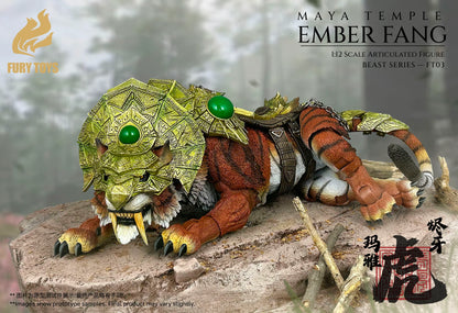 (Pre-Order) FURY TOYS Beast Series Maya Temple Tiger Ember Fang and Frost Claw FT01/02/03 and 04