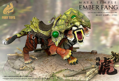 (Pre-Order) FURY TOYS Beast Series Maya Temple Tiger Ember Fang and Frost Claw FT01/02/03 and 04