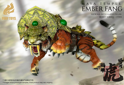 (Pre-Order) FURY TOYS Beast Series Maya Temple Tiger Ember Fang and Frost Claw FT01/02/03 and 04