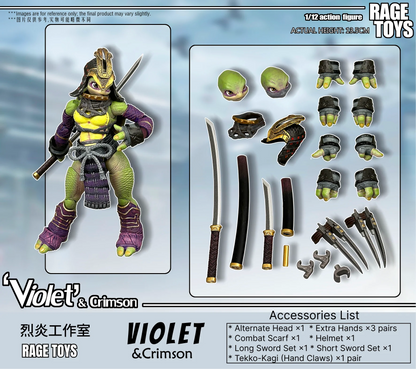 (Pre-Order) Rage Toys 1/12 Violet and Crimson sisters action figure