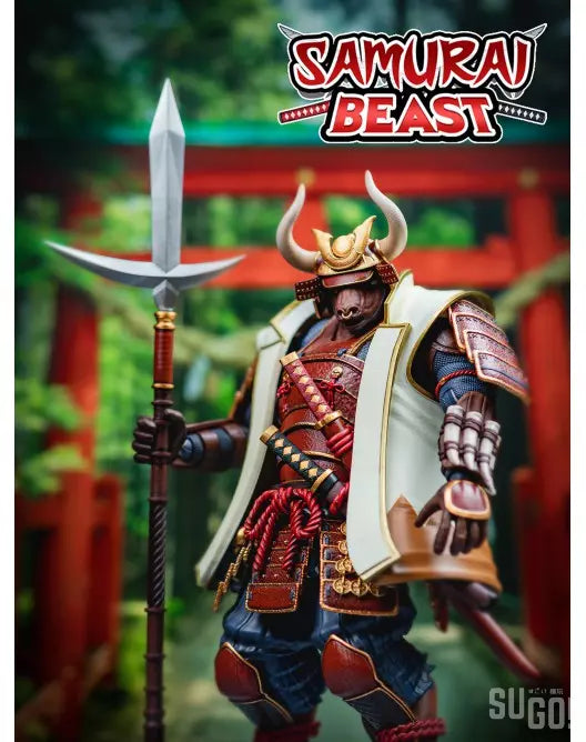(Pre-Order) Golden Age Toy Bh002 Samurai Beast Red Ver. 1/12 Scale Action Figure