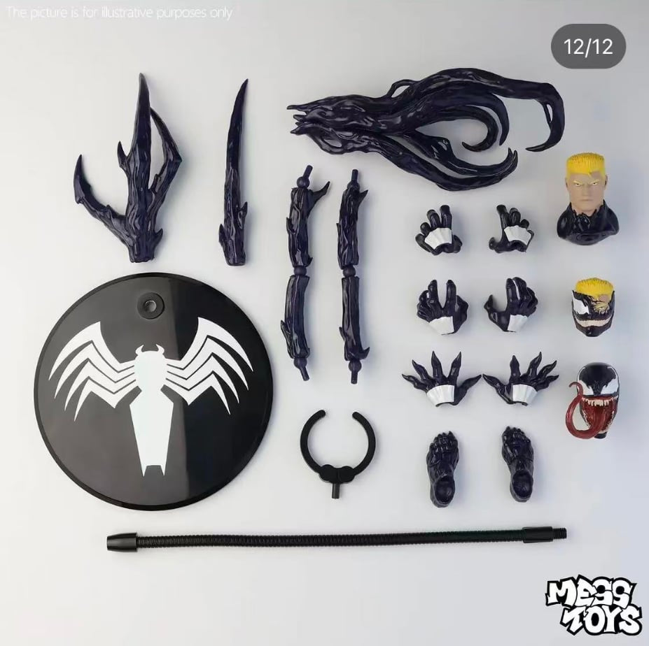 Messtoys Venom Deadly Neighbor 1/12 scale action figure