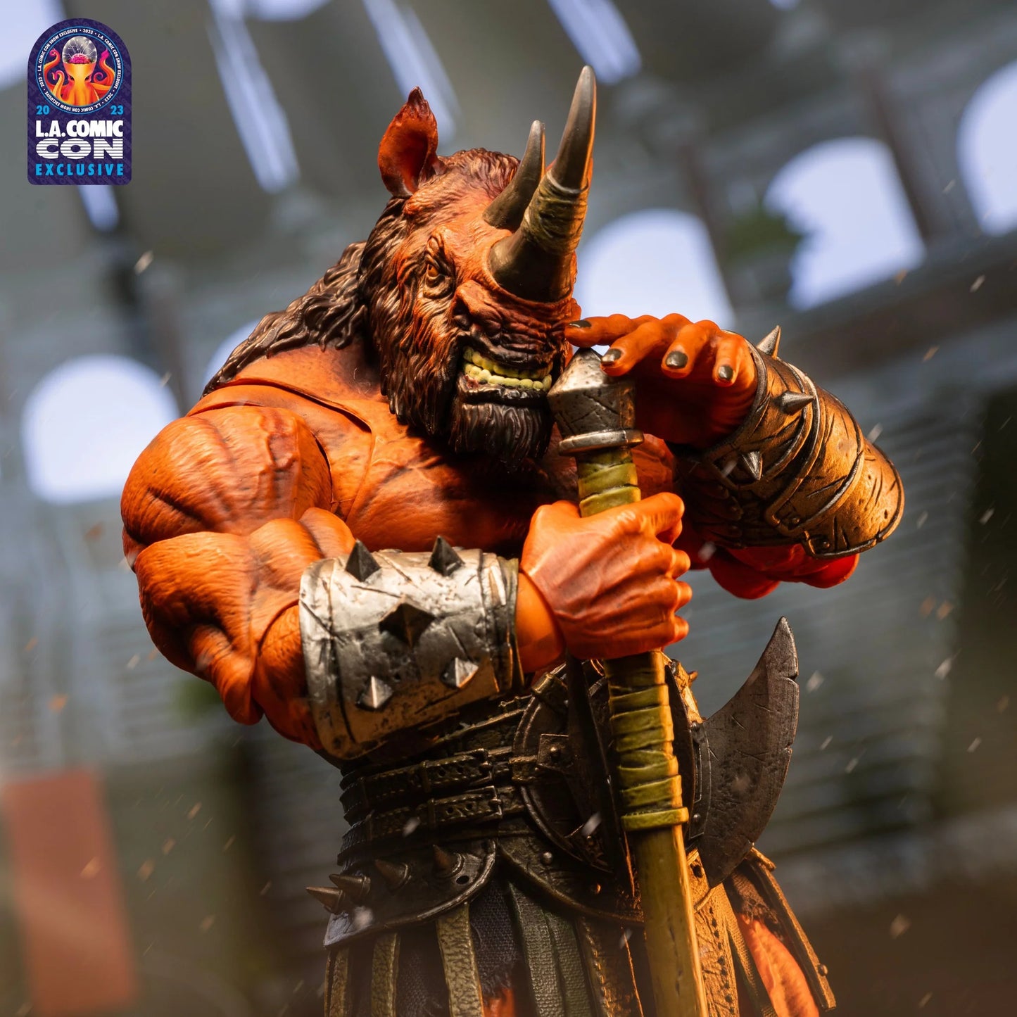 Xesray LACC Exclusive Big Horn Red Rhino 9 inches action figure (In Stock)