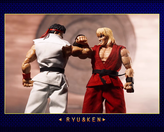 Custom 1/12 Clothing Accessories For Jada Ryu and Ken