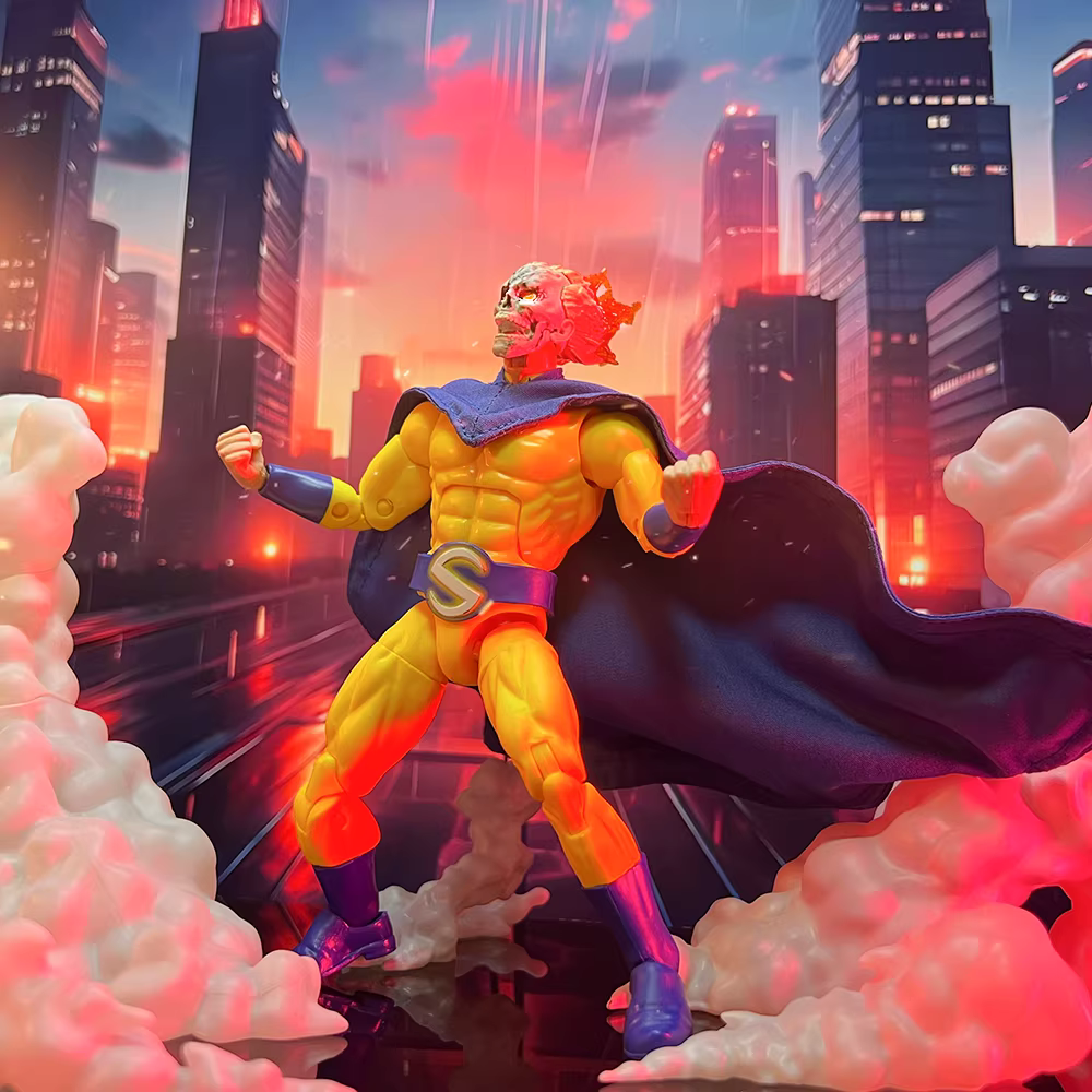 Custom 1/12 Clothing Cloack Cape for Marvel Legends Sentry