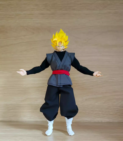 Custom 1/12 Clothing for Goku Black with Romankey Body