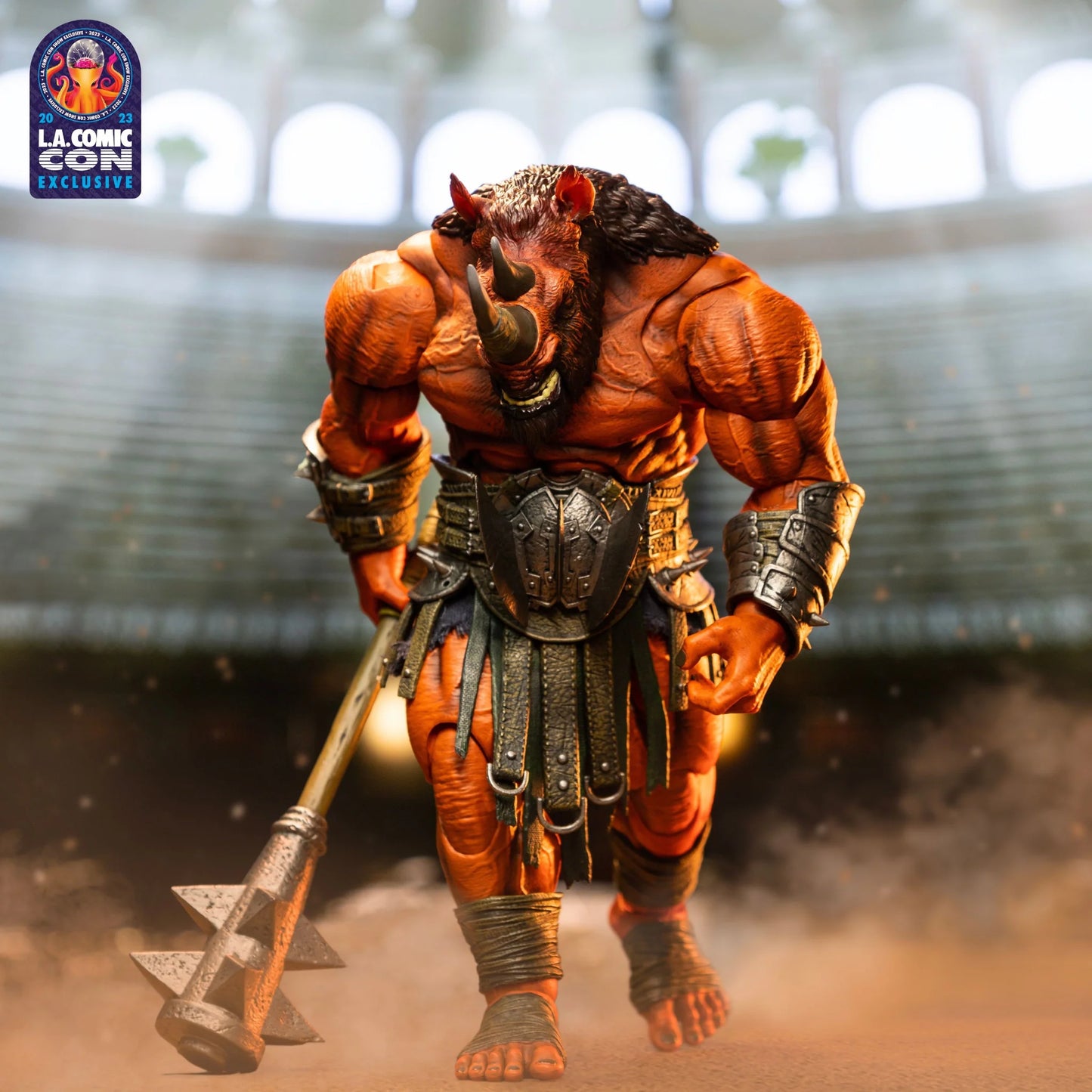 Xesray LACC Exclusive Big Horn Red Rhino 9 inches action figure (In Stock)