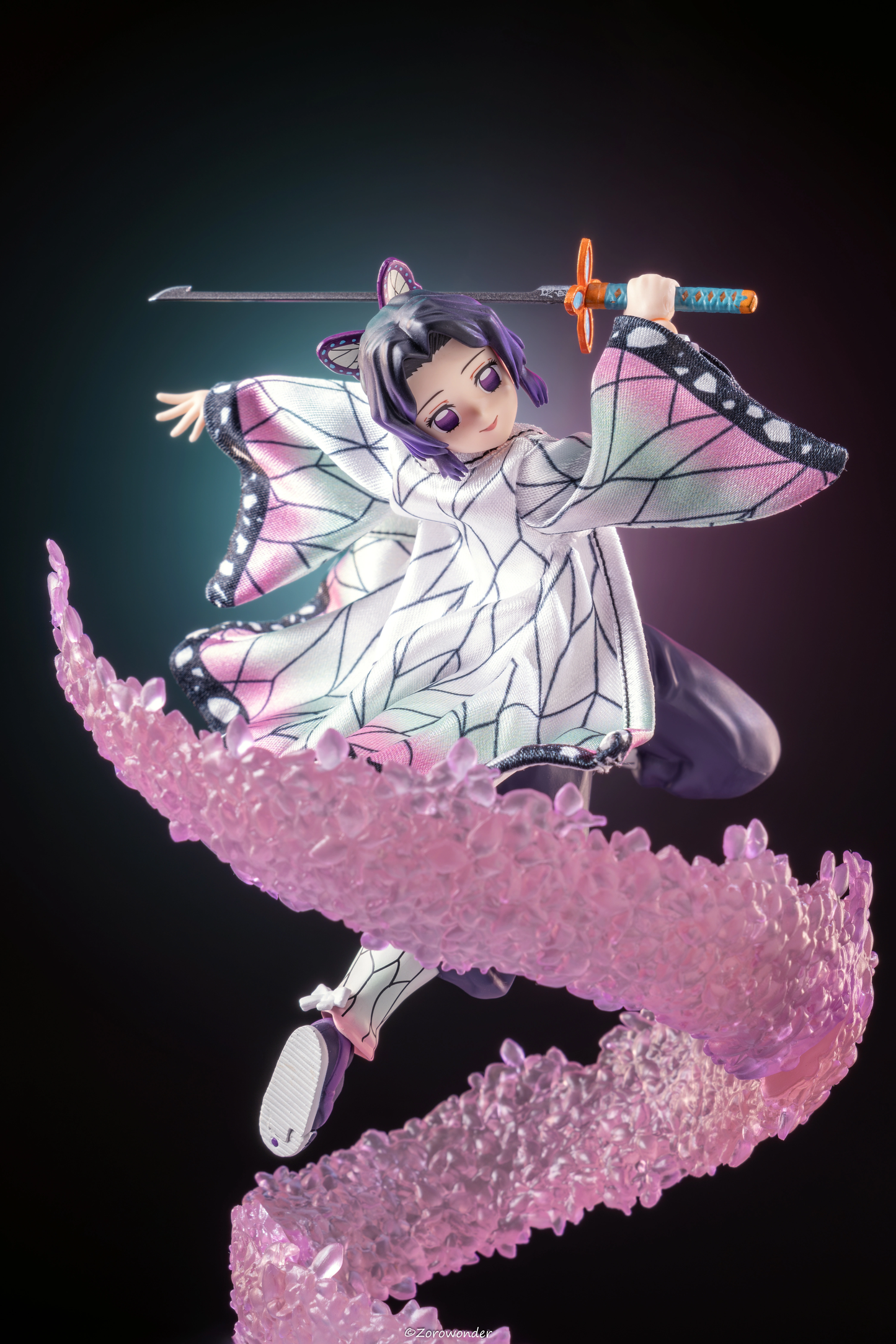 Custom 1/12 Clothing Accessories Clothes for Buzzmod S.H.Figuarts Demon Slayer Shinobu Kocho