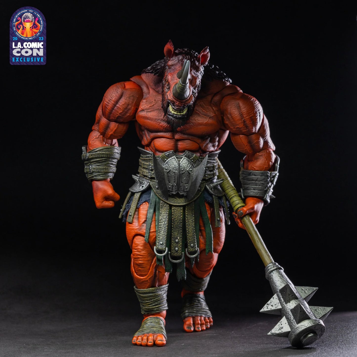 Xesray LACC Exclusive Big Horn Red Rhino 9 inches action figure (In Stock)