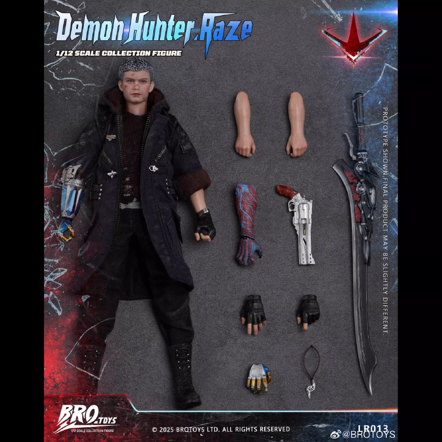 (Pre-Order) BroToys Demon Hunter Raze 1/12 Scale Action Figure