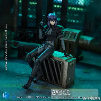 (Pre-Order) HIYA Exquisite Super Series 1/12 Scale 6 Inch GHOST IN THE SHELL Stand Alone Complex Kusanagi Motoko Battle Suit Version Action Figure