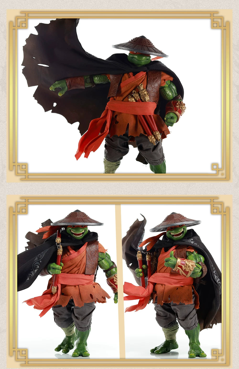 Custom 1/12 Clothing Accessories for LINGJIHUN TMNT Figures