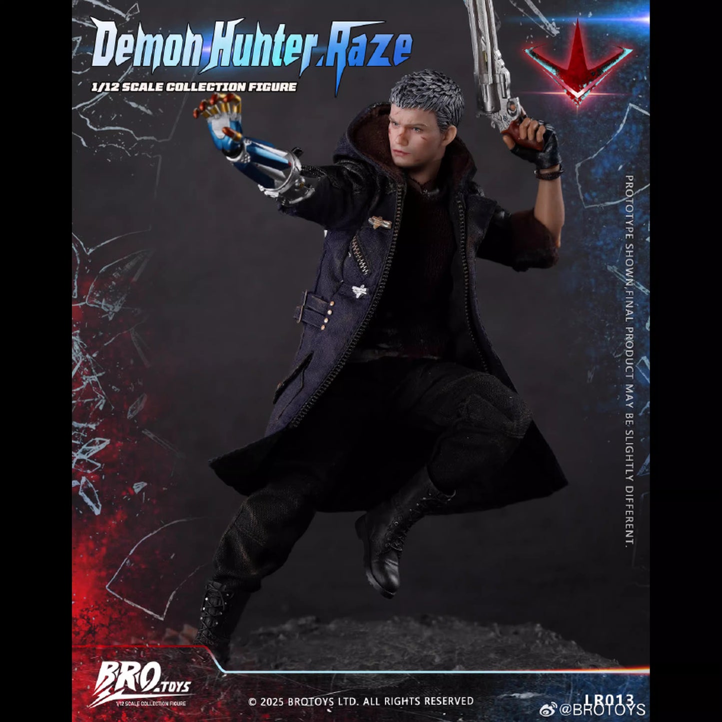 (Pre-Order) BroToys Demon Hunter Raze 1/12 Scale Action Figure
