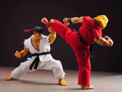 Custom 1/12 Clothing Accessories Clothes for Jada Storm Arena Ryu and Ken