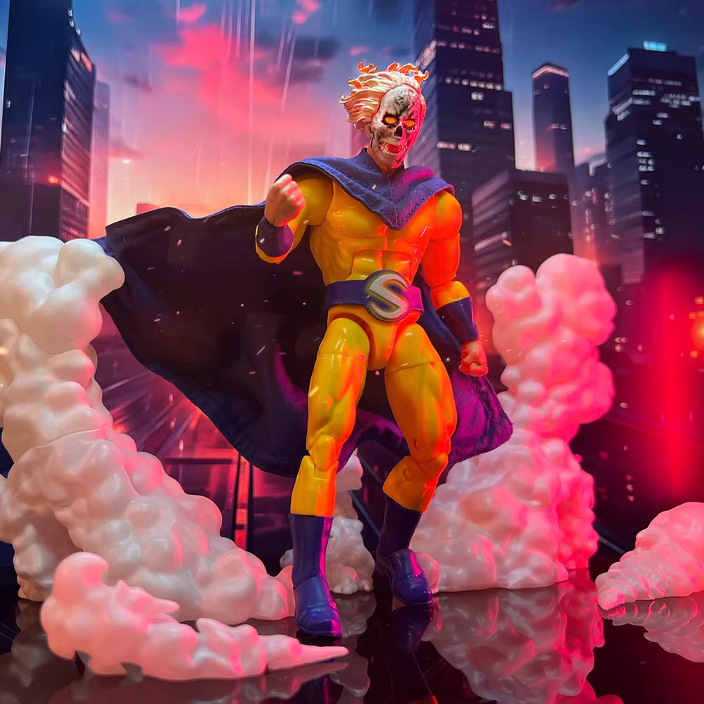 Custom 1/12 Clothing Cloack Cape for Marvel Legends Sentry