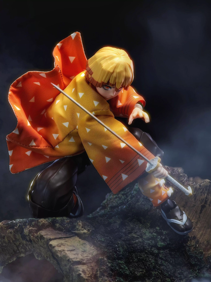 Custom 1/12 Clothing Accessories for S.H.Figuarts Zenitsu Agatsuma