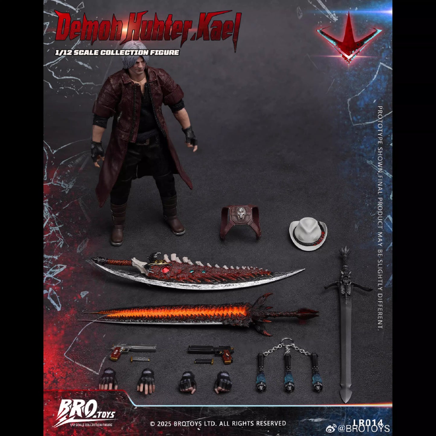 (Pre-Order) BroToys Demon Hunter Kael 1/12 Scale Action Figure