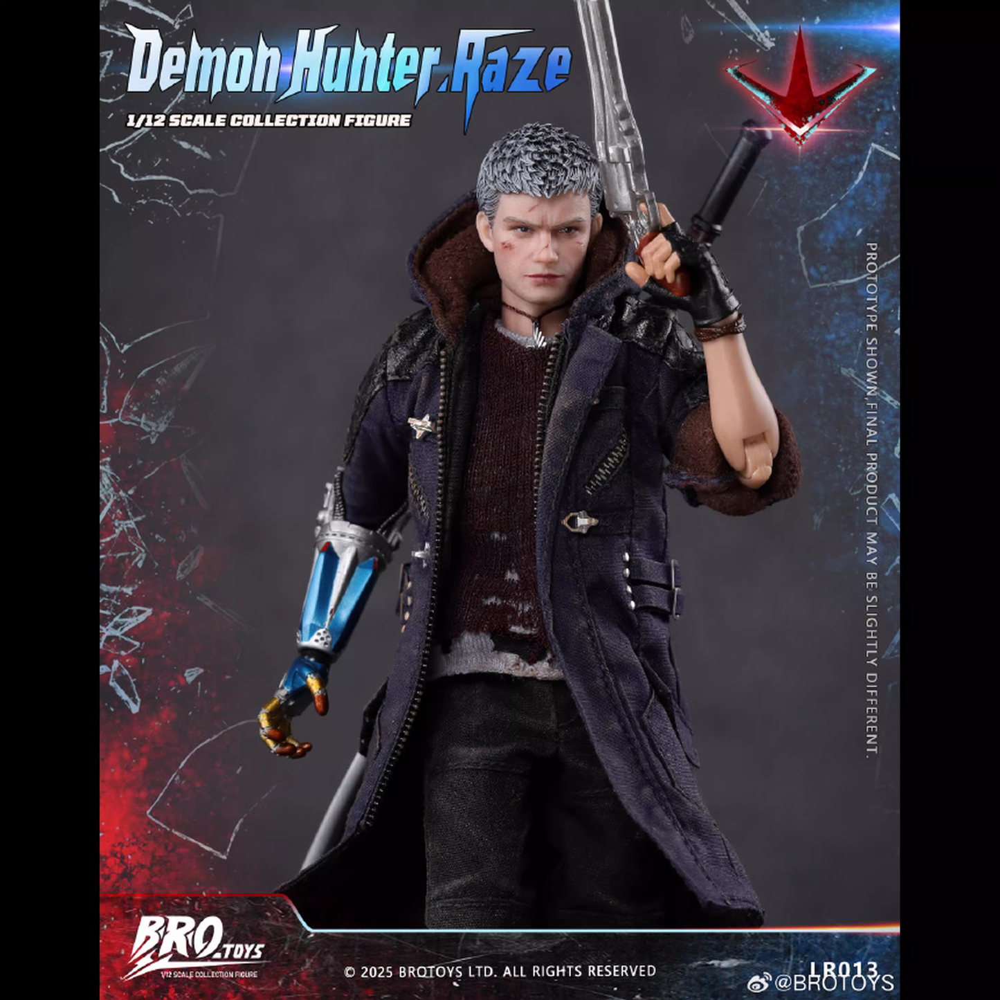 (Pre-Order) BroToys Demon Hunter Raze 1/12 Scale Action Figure