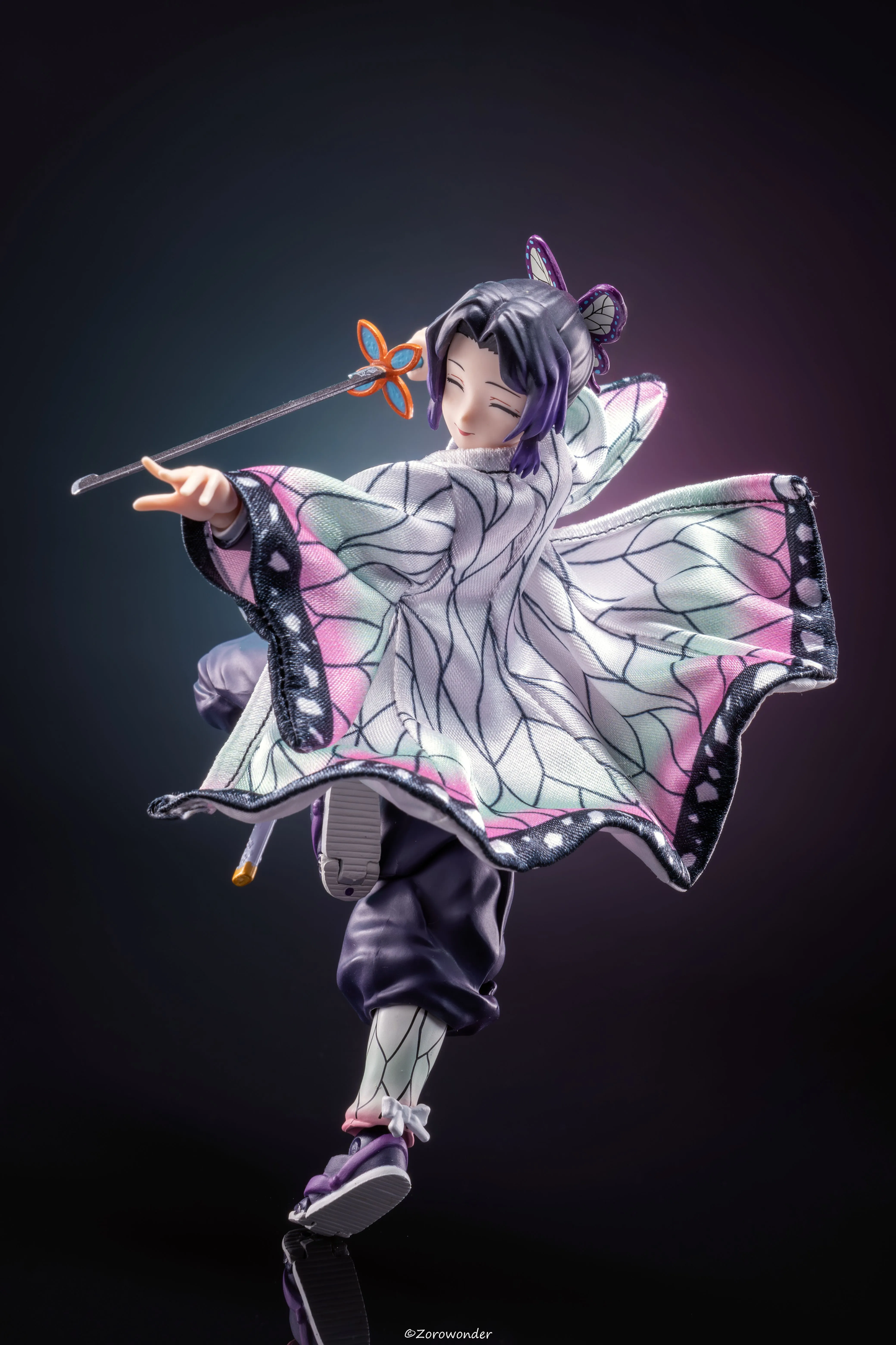 Custom 1/12 Clothing Accessories Clothes for Buzzmod S.H.Figuarts Demon Slayer Shinobu Kocho