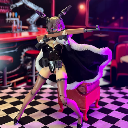 Custom 1/12 Clothing Cloak for Snail Shell Armored Bunny Girl Anneliese