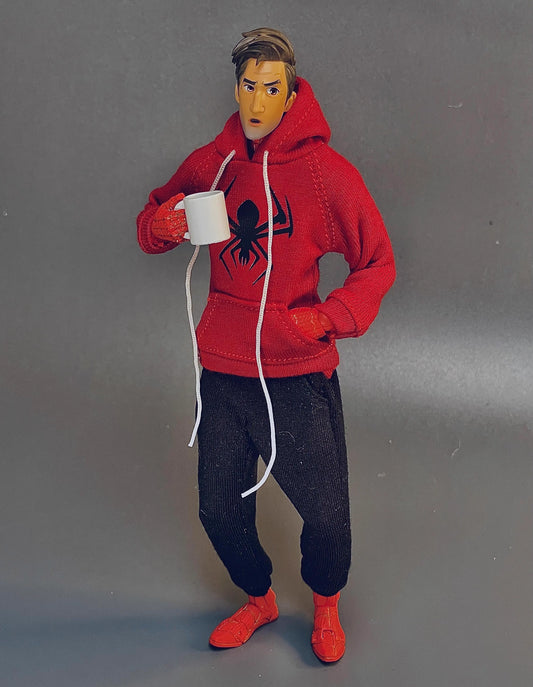 Spider Hoodie for 1/12 6 inch figure
