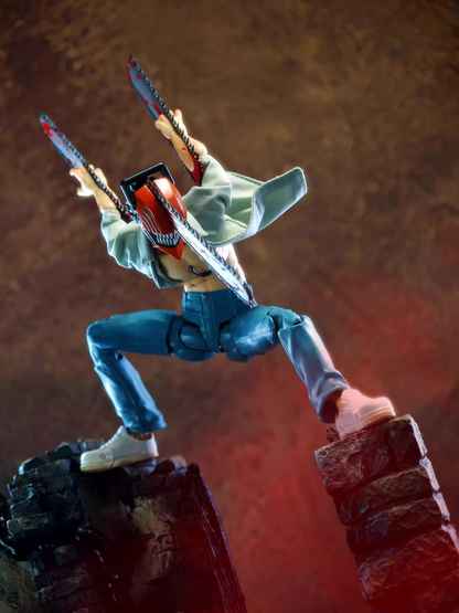 Custom 1/12 Clothing Scarf for S.H.Figuarts Denji (Chainsaw Man)