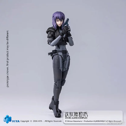 (Pre-Order) HIYA Exquisite Super Series 1/12 Scale 6 Inch GHOST IN THE SHELL Stand Alone Complex Kusanagi Motoko Battle Suit Version Action Figure