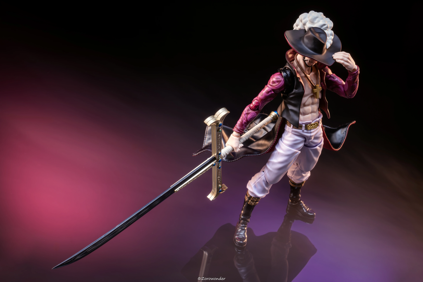 Custom 1/12 Clothing Scarf for S.H.Figuarts Dracule Mihawk