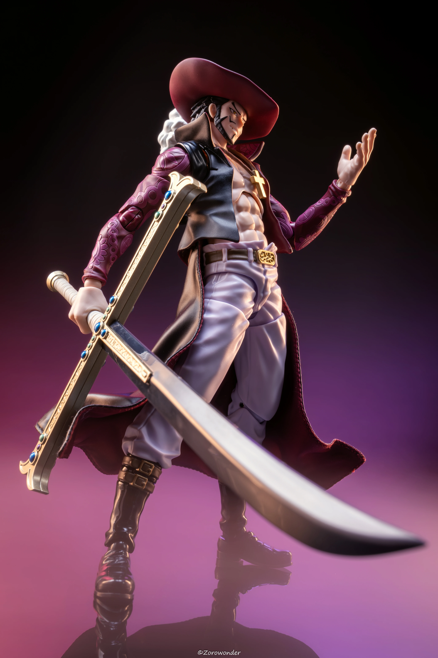 Custom 1/12 Clothing Scarf for S.H.Figuarts Dracule Mihawk