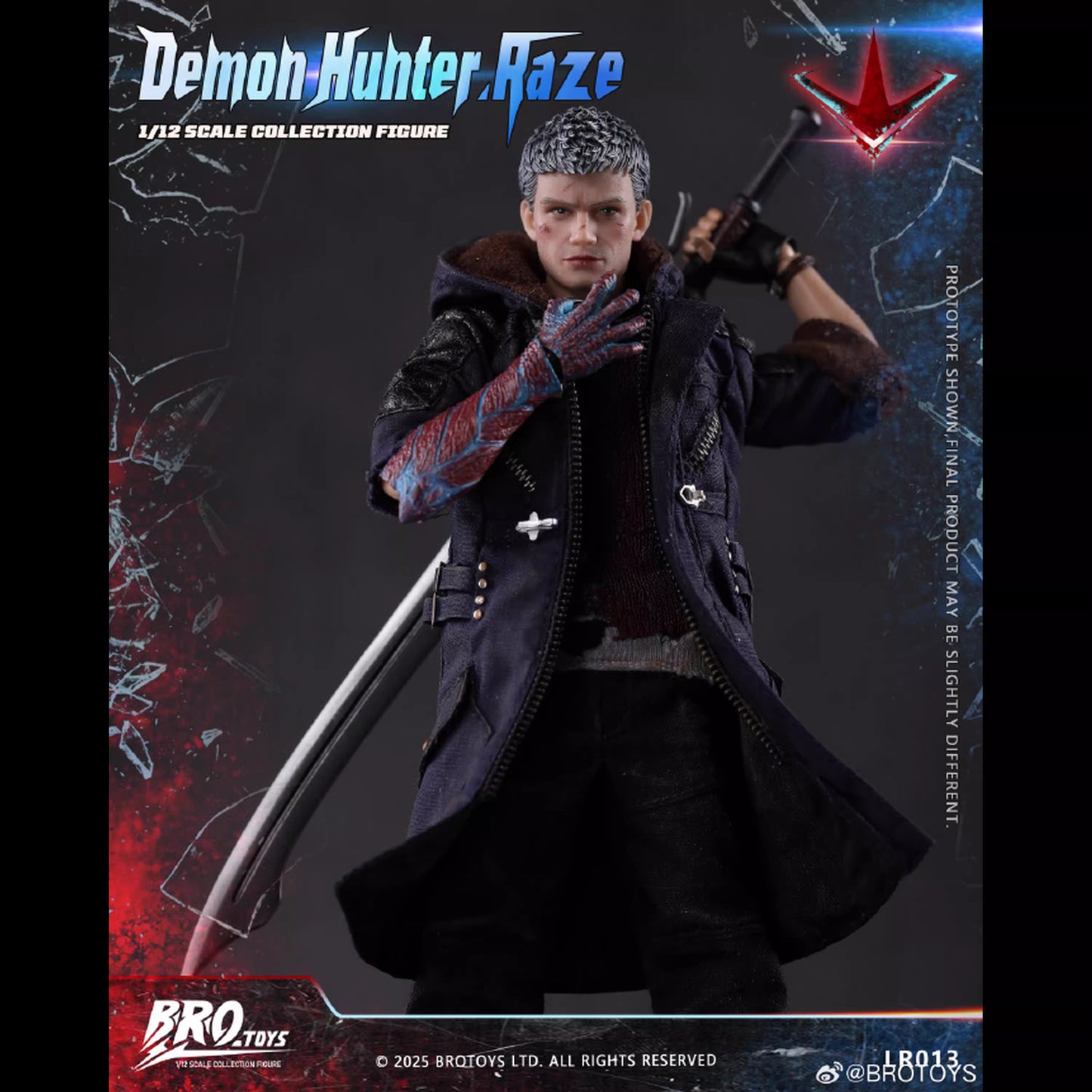 (Pre-Order) BroToys Demon Hunter Raze 1/12 Scale Action Figure