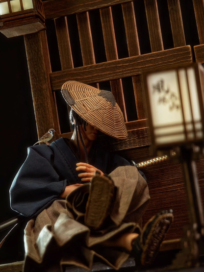 Custom 1/12 Clothing Accessories Clothes for Rurouni Kenshin Samurai Outfit and One Piece Law