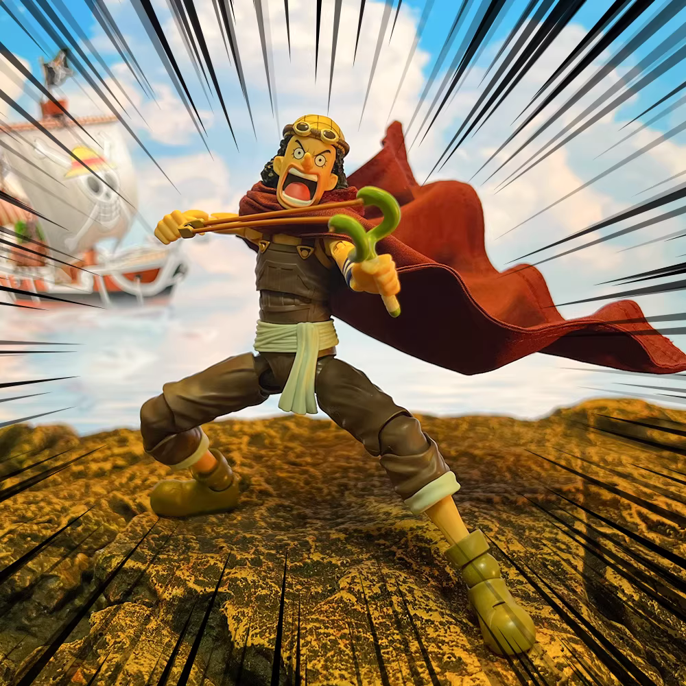 Custom 1/12 Clothing Cloak for S.H.Figuarts Usopp