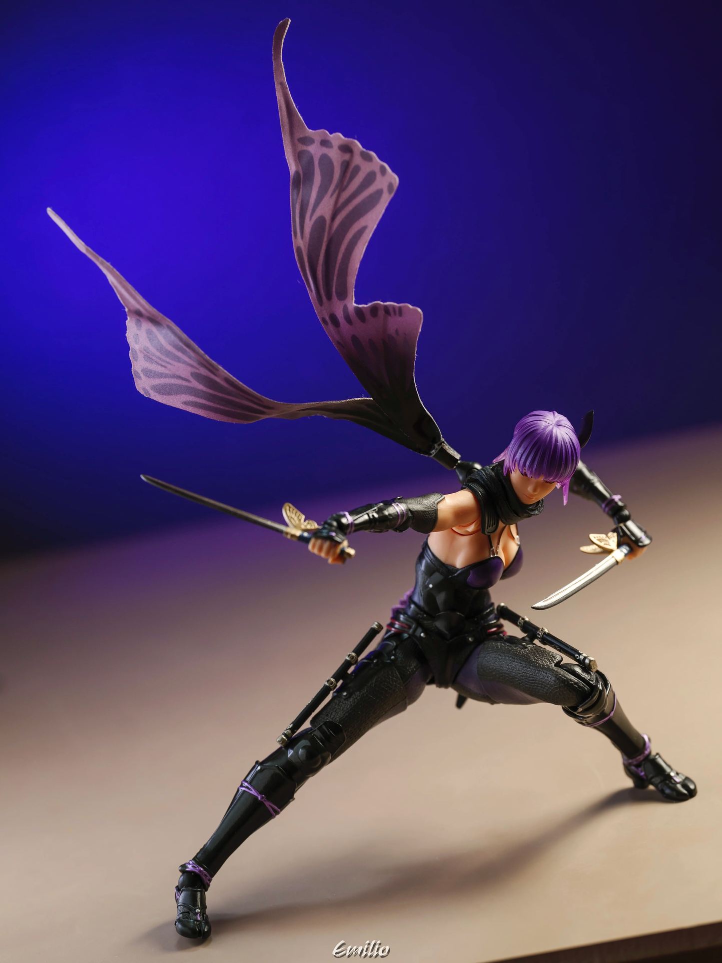 Custom 1/12 Clothing Scarf for Revoltech Ninja Gaiden Ayane