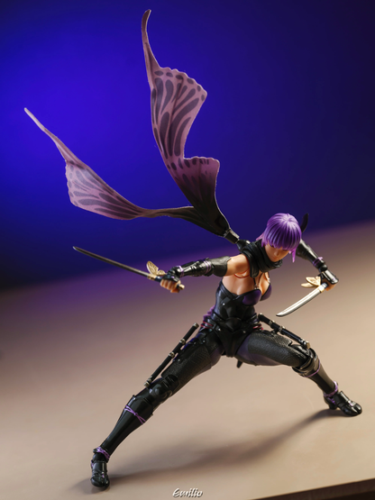 Custom 1/12 Clothing Scarf for Revoltech Ninja Gaiden Ayane