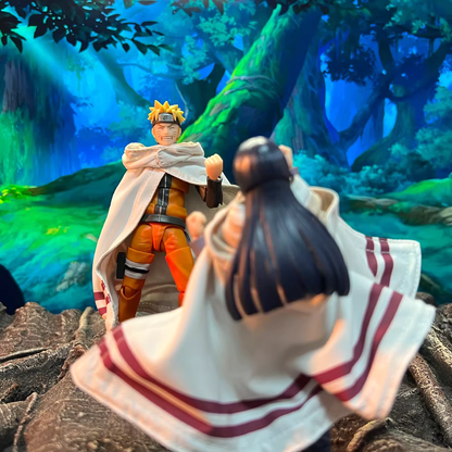 Custom 1/12 Clothing Naruto Team Cloak for SHF Naruto Hinata and Sakura