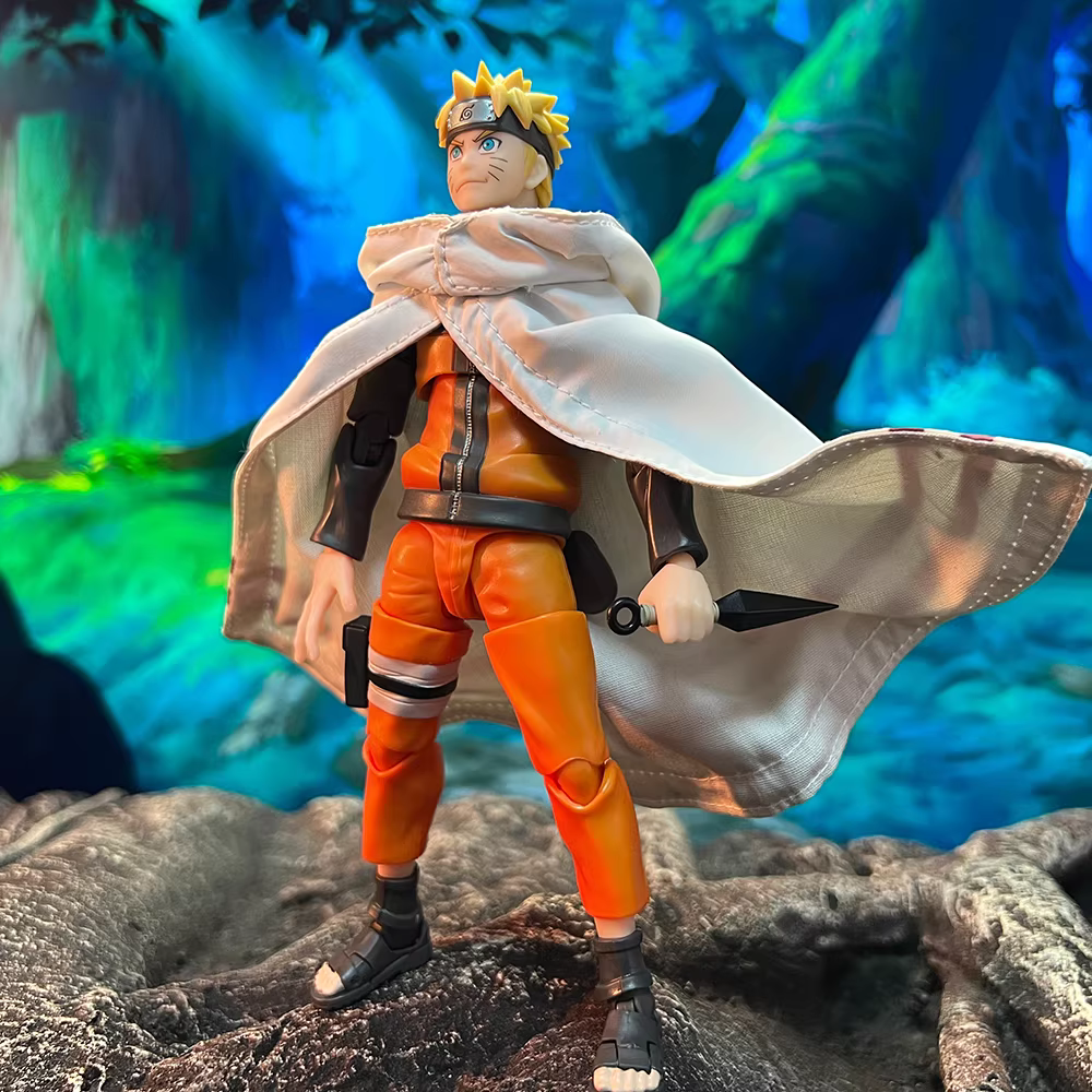 Custom 1/12 Clothing Naruto Team Cloak for SHF Naruto Hinata and Sakura