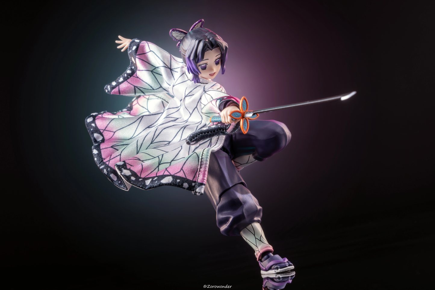 Custom 1/12 Clothing Accessories Clothes for Buzzmod S.H.Figuarts Demon Slayer Shinobu Kocho