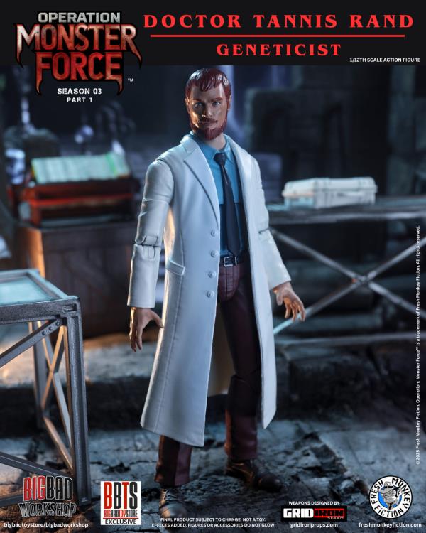 Operation: Monster Force Season 03 (Part 1) Doctor Rand 1/12 Scale Action Figure