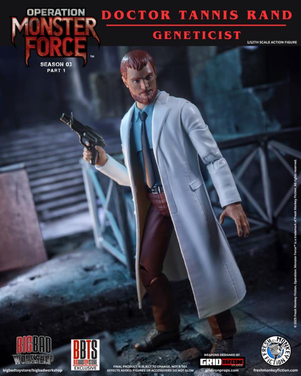 Operation: Monster Force Season 03 (Part 1) Doctor Rand 1/12 Scale Action Figure