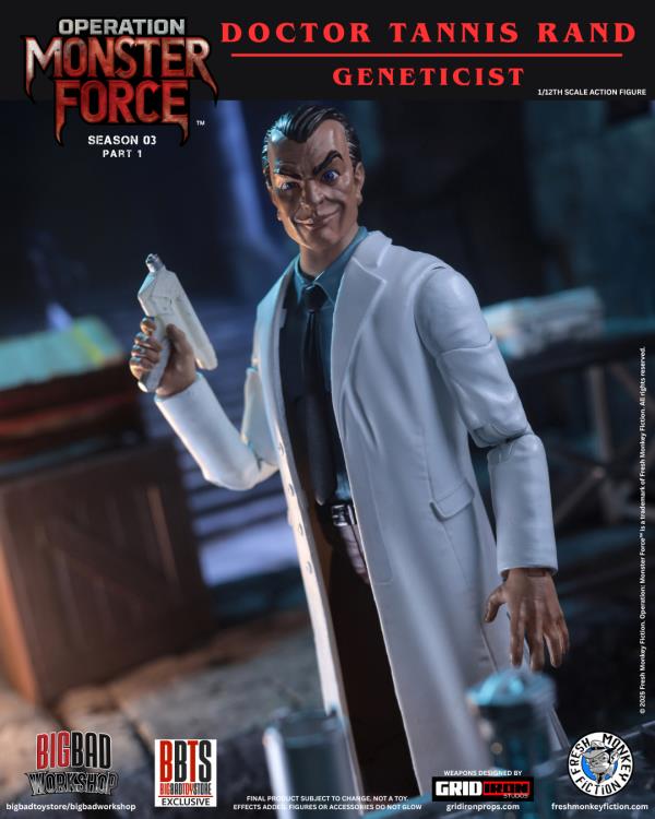 Operation: Monster Force Season 03 (Part 1) Doctor Rand 1/12 Scale Action Figure