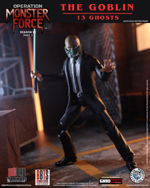 Operation: Monster Force Season 03 (Part 1) The Goblin (13 Ghosts) 1/12 Scale Action Figure