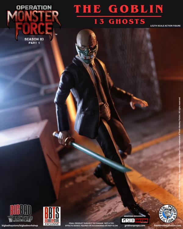 Operation: Monster Force Season 03 (Part 1) The Goblin (13 Ghosts) 1/12 Scale Action Figure