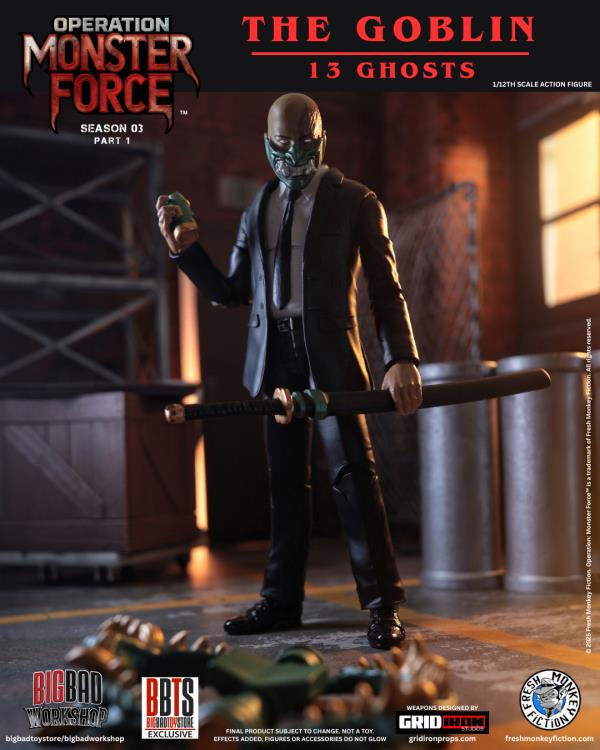 Operation: Monster Force Season 03 (Part 1) The Goblin (13 Ghosts) 1/12 Scale Action Figure
