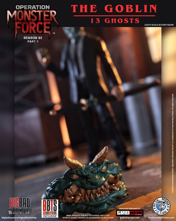 Operation: Monster Force Season 03 (Part 1) The Goblin (13 Ghosts) 1/12 Scale Action Figure