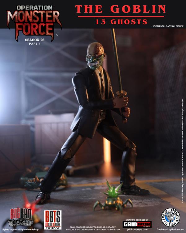 Operation: Monster Force Season 03 (Part 1) The Goblin (13 Ghosts) 1/12 Scale Action Figure