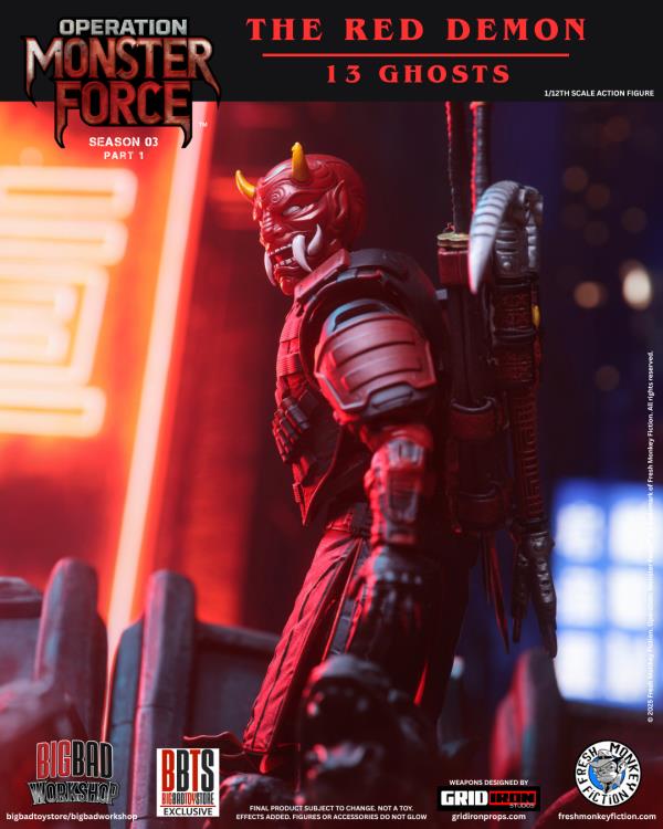 Operation: Monster Force Season 03 (Part 1) The Red Demon (13 Ghosts) 1/12 Scale Action Figure