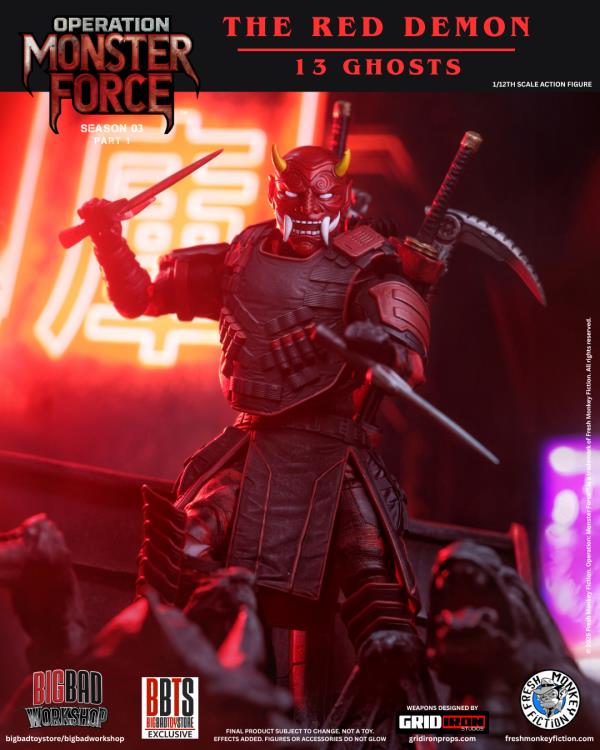 Operation: Monster Force Season 03 (Part 1) The Red Demon (13 Ghosts) 1/12 Scale Action Figure