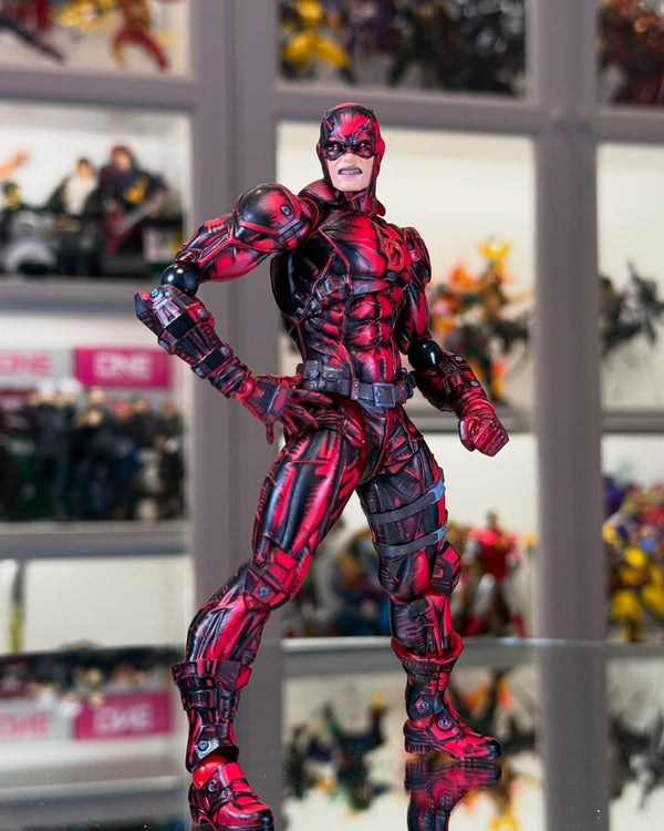 Custom 1/12 Action Figure Snake Studios Daredevil with Painting and Accorries
